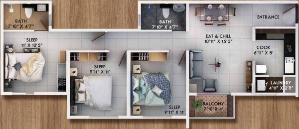  equinox-3 Floor Plan Floor Plan