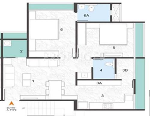 Shayona Aaryamaany (2BHK+2T (1,170 sq ft) 1170 sq ft)