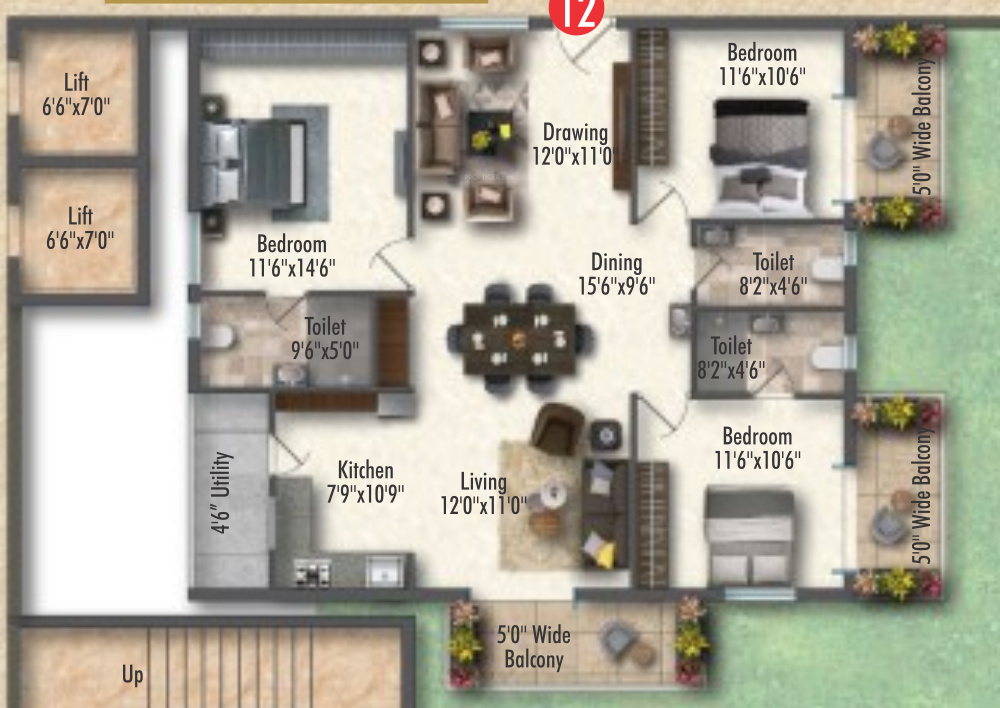  royal pavilion Floor Plan Floor Plan