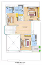  world-villas-phase-1 Floor Plan First Floor Plan