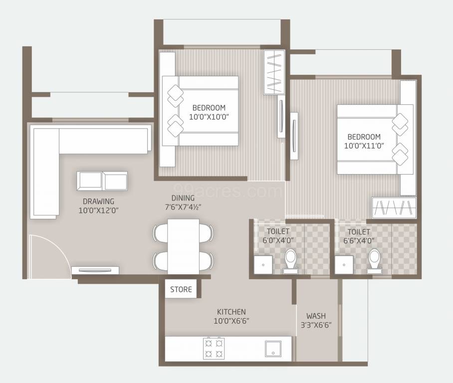 Floor Plan goyal and co aakash residency Floor Plan Floor Plan