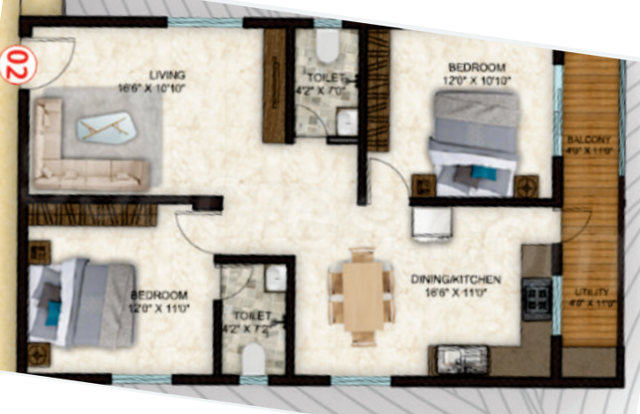 Upper Level Duplex Plan shree sai sunshine Floor Plan Upper Level Duplex Plan