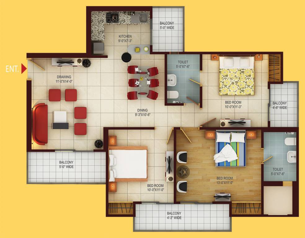 Floor Plan grand avenue iconic tower Floor Plan Floor Plan