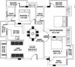 India The Casablanca (3BHK+3T (1,485 sq ft) 1485 sq ft)