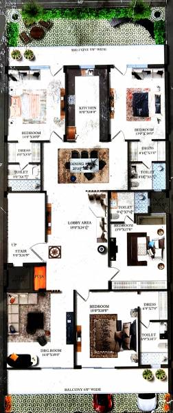  platinum-builder-floor-450-sq-yd Floor Plan Floor Plan