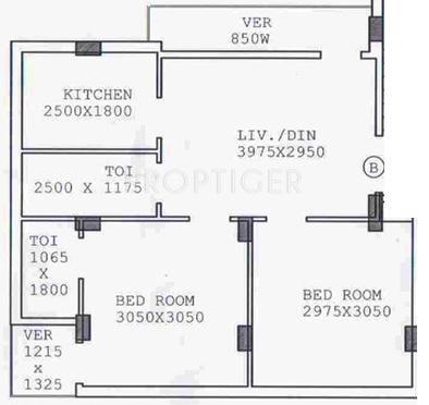 Star Lily (2BHK+2T (773 sq ft) 773 sq ft)