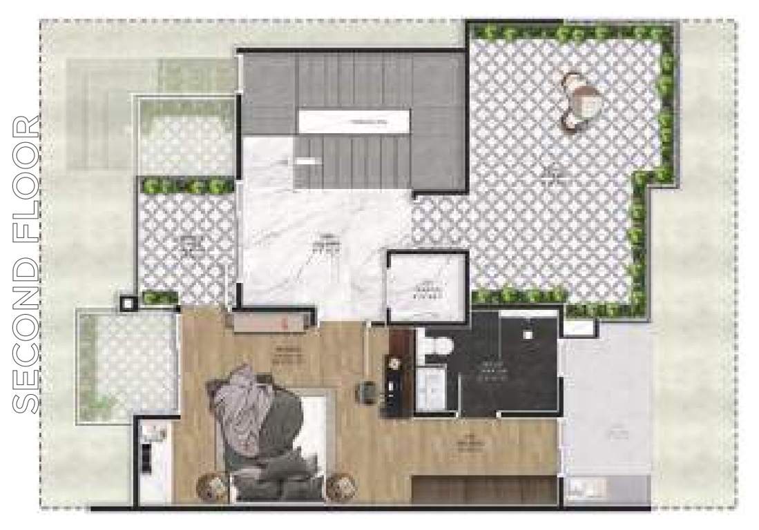  springs Floor Plan Second Floor Plan