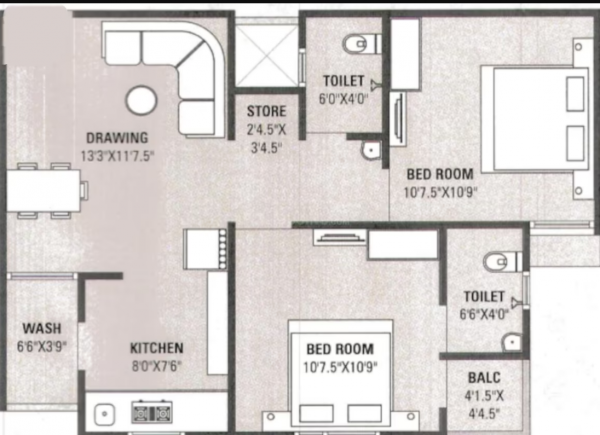  rangoli-residency Floor Plan Floor Plan