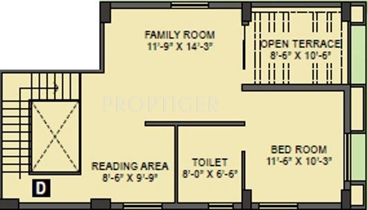 Citadel Silver Space (3BHK+3T (1,813 sq ft)   Study Room 1813 sq ft)