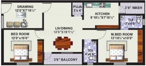 Jaiveer Arcade (2BHK+2T (1,077 sq ft) Pooja Room 1077 sq ft) Jaiveer Arcade (2BHK+2T (1,077 sq ft) Pooja Room 1077 sq ft)