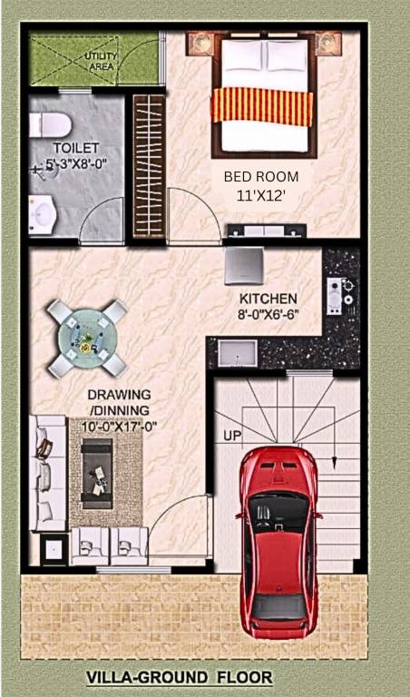  homes Floor Plan Ground Floor Plan