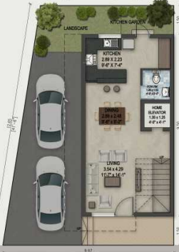  eden villas Floor Plan Ground Floor Plan