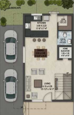  eden villas Floor Plan Ground Floor Plan