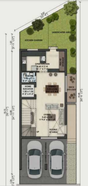  eden villas Floor Plan Ground Floor Plan