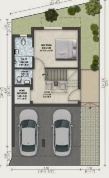  eden villas Floor Plan Ground Floor Plan