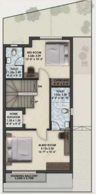 Second Floor Plan eden villas Floor Plan Second Floor Plan