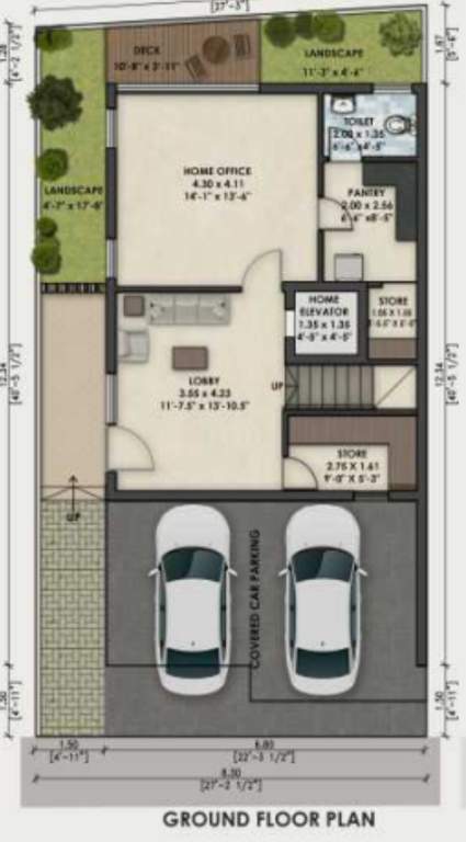 eden villas Floor Plan Ground Floor Plan