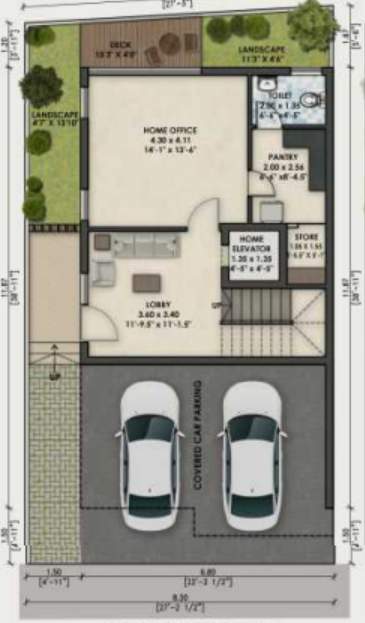  eden villas Floor Plan Ground Floor Plan
