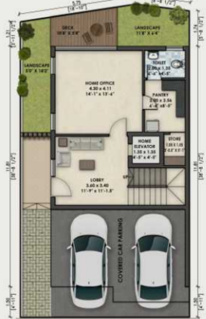  eden villas Floor Plan Ground Floor Plan