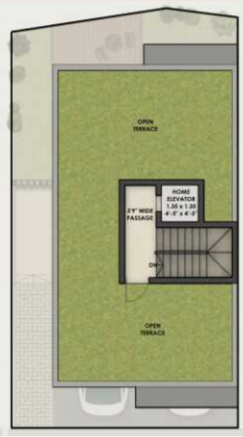 Terrace Floor Plan eden villas Floor Plan Terrace Floor Plan