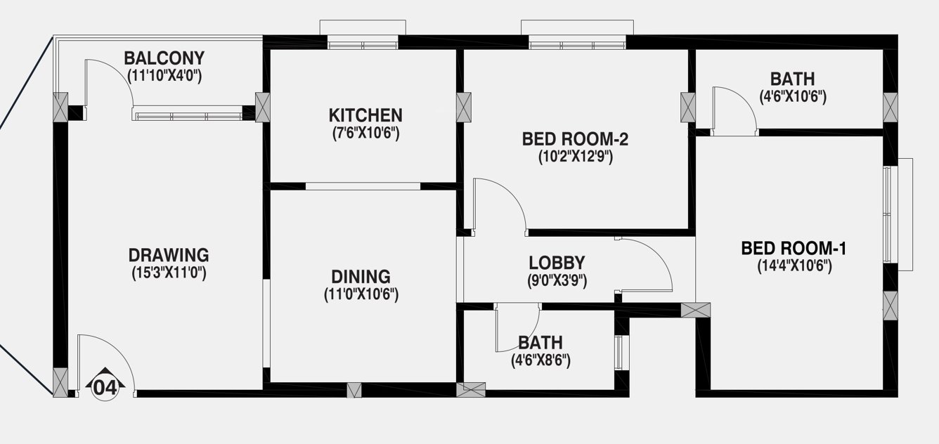  aavasa shivgram residency Floor Plan Floor Plan
