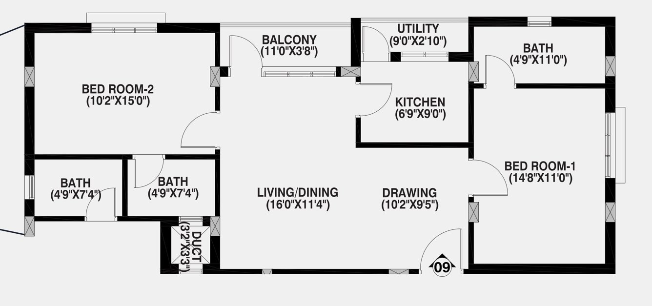  aavasa shivgram residency Floor Plan Floor Plan