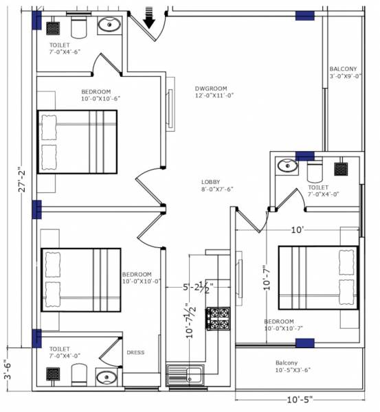  gokuldham-apartment Floor Plan Floor Plan