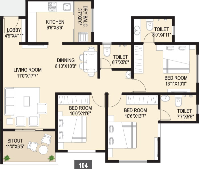 Floor Plan the rise Floor Plan Floor Plan