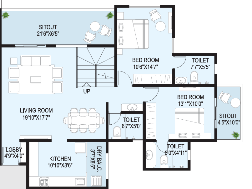 Lower Level Duplex Plan the rise Floor Plan Lower Level Duplex Plan