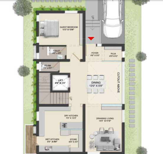 constella Floor Plan Ground Floor Plan