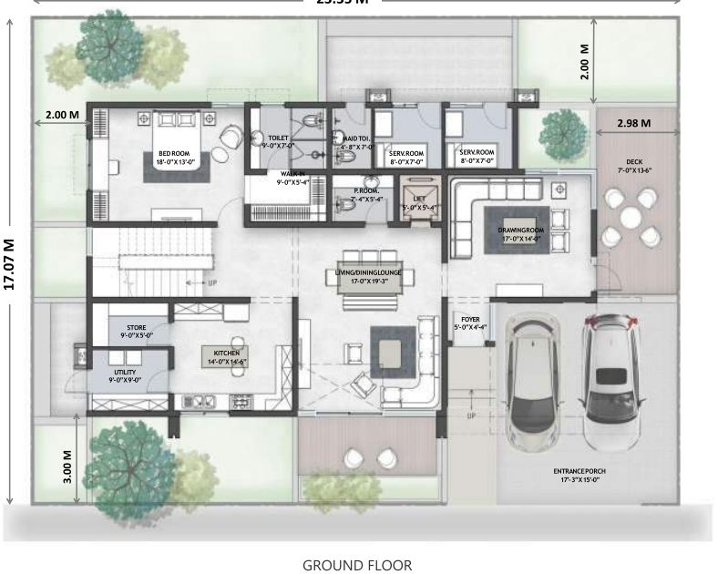  southwoods Floor Plan Ground Floor Plan