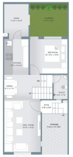  park 1 Floor Plan Ground Floor Plan