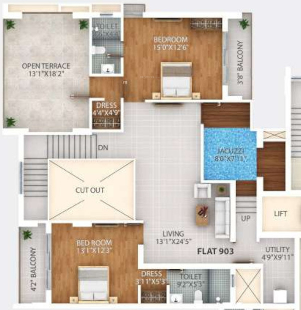 Upper Level Duplex Plan elite Floor Plan Upper Level Duplex Plan