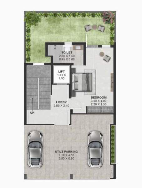  casa de nagoa Floor Plan Ground Floor Plan