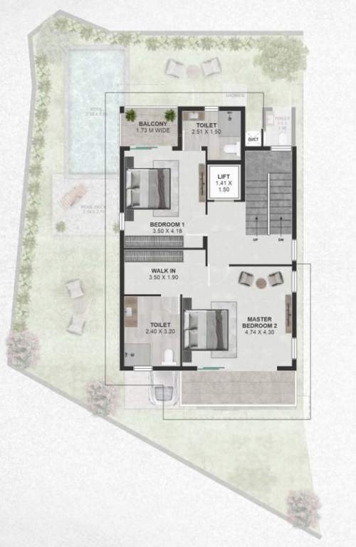  casa de nagoa Floor Plan Second Floor Plan