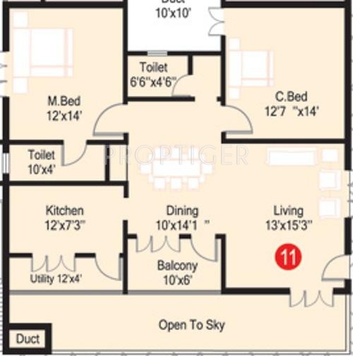 GK Habitat Royale (2BHK+2T (1,300 sq ft) 1300 sq ft) GK Habitat Royale (2BHK+2T (1,300 sq ft) 1300 sq ft)