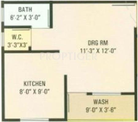 Shree Ram Vatika (1BHK+1T (477 sq ft) 477 sq ft)