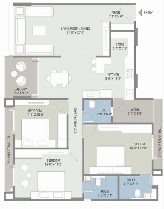  fortune prestige Floor Plan Floor Plan