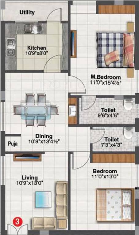 Ace Ratna Pearl (2BHK+2T (1,172 sq ft) Pooja Room 1172 sq ft) Ace Ratna Pearl (2BHK+2T (1,172 sq ft) Pooja Room 1172 sq ft)