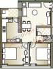 Parshwanath Royal Residency (2BHK+2T (1,170 sq ft) 1170 sq ft)