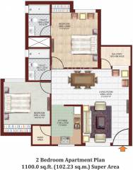 Nikhil Park Royale (2BHK+2T (1,100 sq ft) 1100 sq ft) Nikhil Park Royale (2BHK+2T (1,100 sq ft) 1100 sq ft)