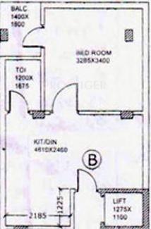 Star Star Green (1BHK+1T (525 sq ft) 525 sq ft)