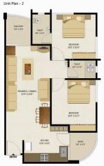 Uma Mahalaxmi 2 (2BHK+2T (1,053 sq ft) 1053 sq ft)