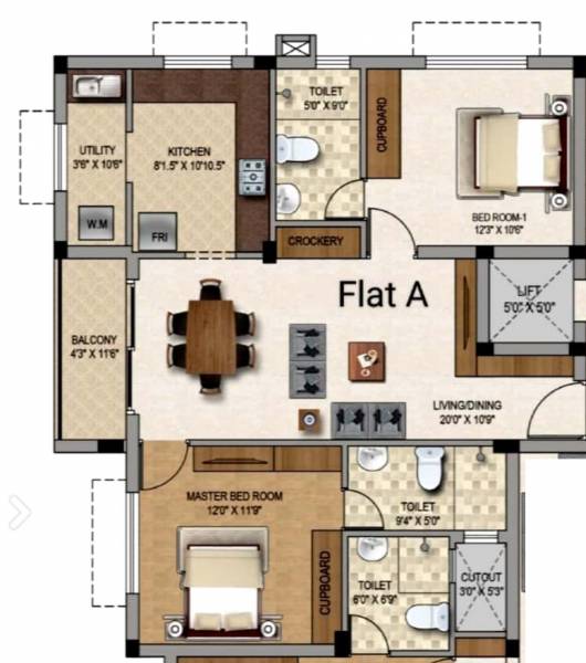  prakriti Floor Plan Floor Plan