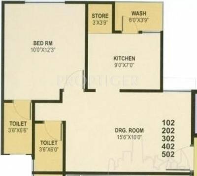 Shree Ram Sanidhya (1BHK+2T (747 sq ft) 747 sq ft) Shree Ram Sanidhya (1BHK+2T (747 sq ft) 747 sq ft)