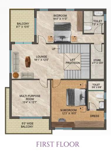  anvaya icon city Floor Plan First Floor Plan