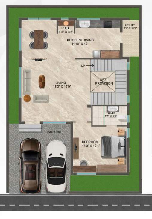  anvaya icon city Floor Plan Ground Floor Plan