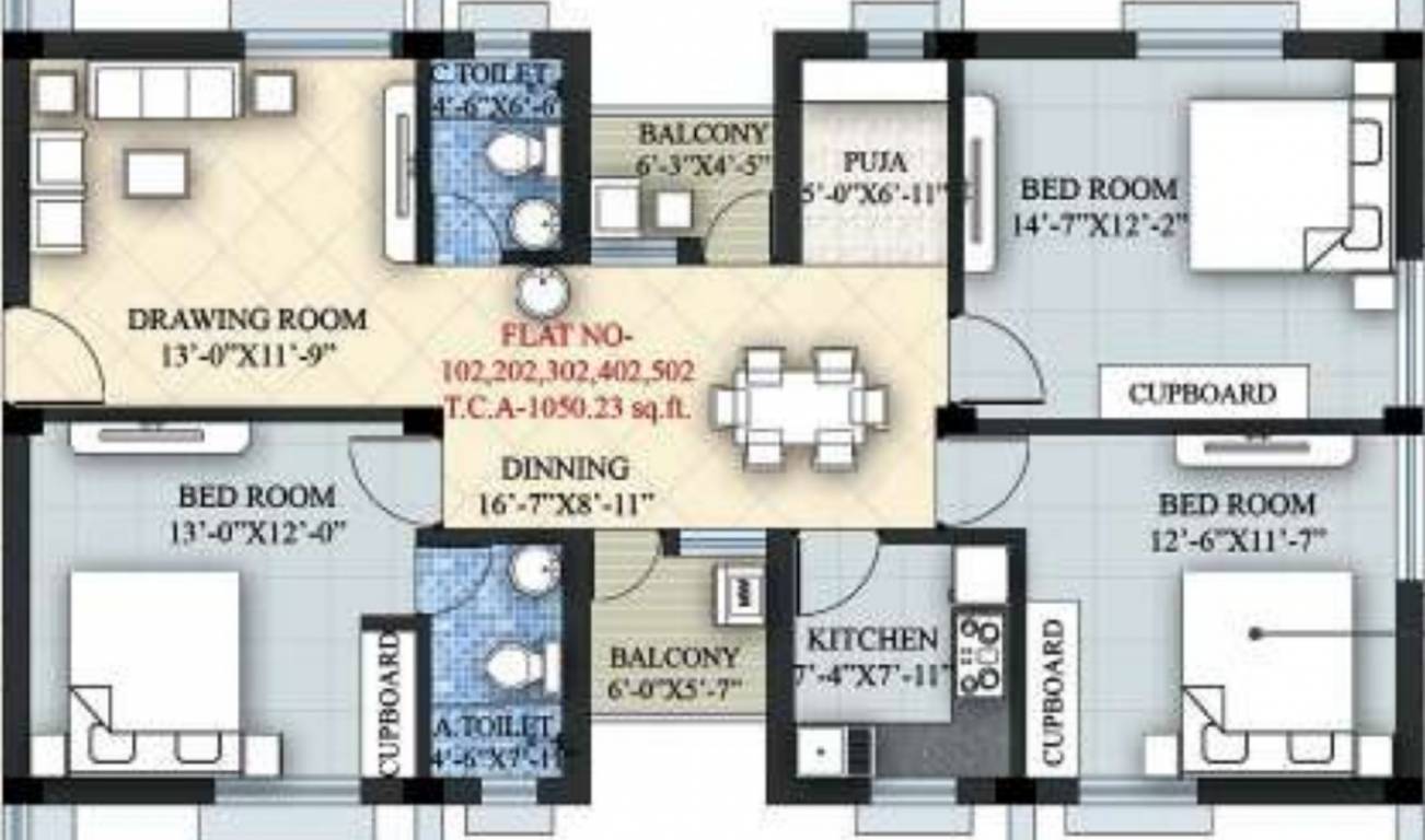 sri sampurna aqua Floor Plan Floor Plan