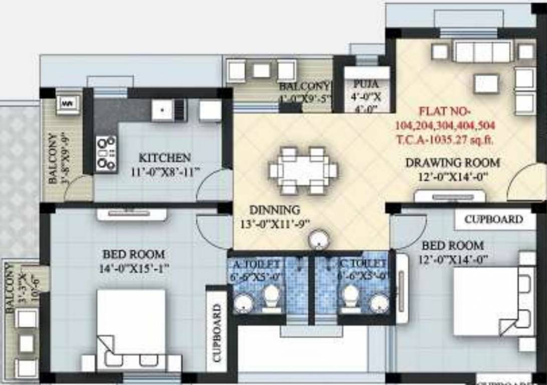 sri sampurna aqua Floor Plan Floor Plan