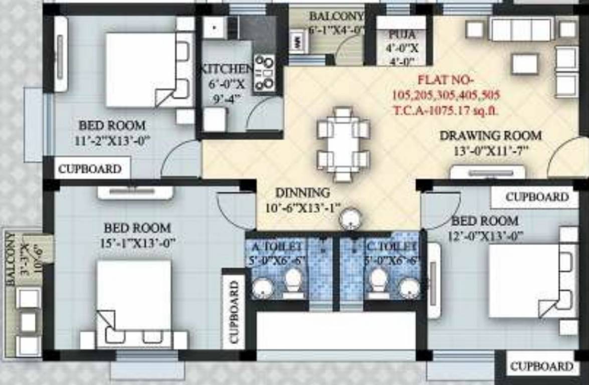 sri sampurna aqua Floor Plan Floor Plan